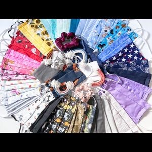 Cute reusable handmade face mask mystery bundle